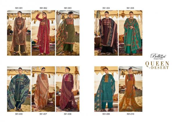 Belliza Queen Of Desert Fancy Cotton Digital Printed Dress Materials 